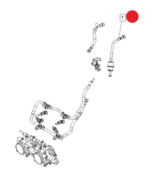 ASM-FUEL LINE W/FILTER FM  (tarvike: 87-07166)